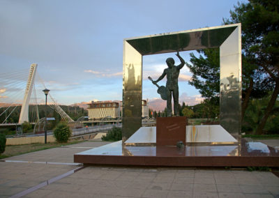Podgorica - pomnik Włodzimierza Wysockiego
